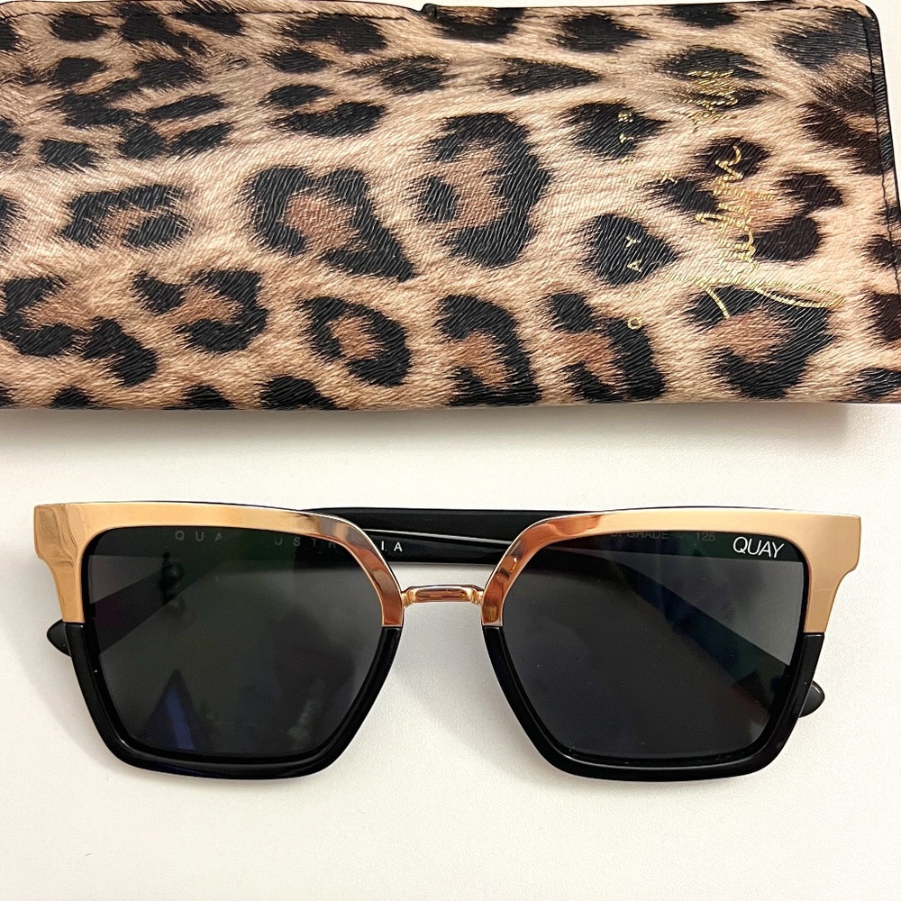 Quay Australia x Jaclyn Hill Sunglasses with Case Used Like New